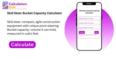 skid steer bucket volume calculator|5 gallon bucket volume calculator.